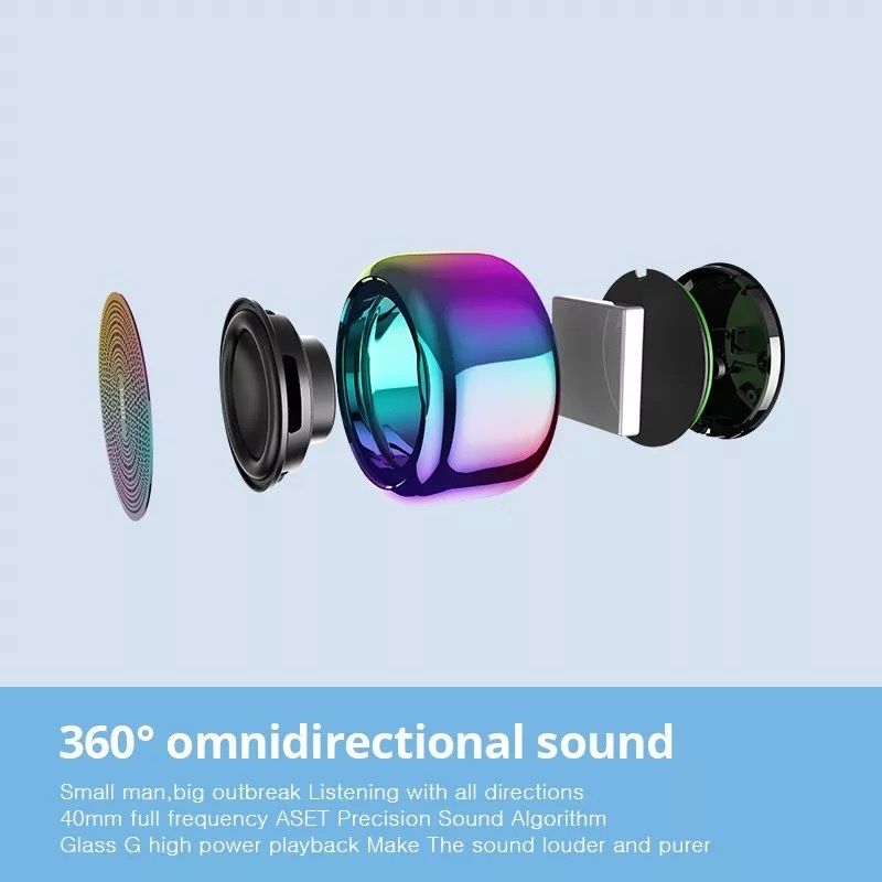 Mifa i8 glosnik bluetooth bezprzewodowy metalowy kolorowy mikrofon