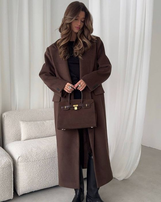 Жіноче пальто на підкаладці зимна кашемір