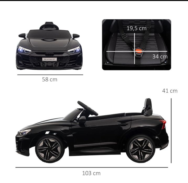 Carro elétrico AUDI RS