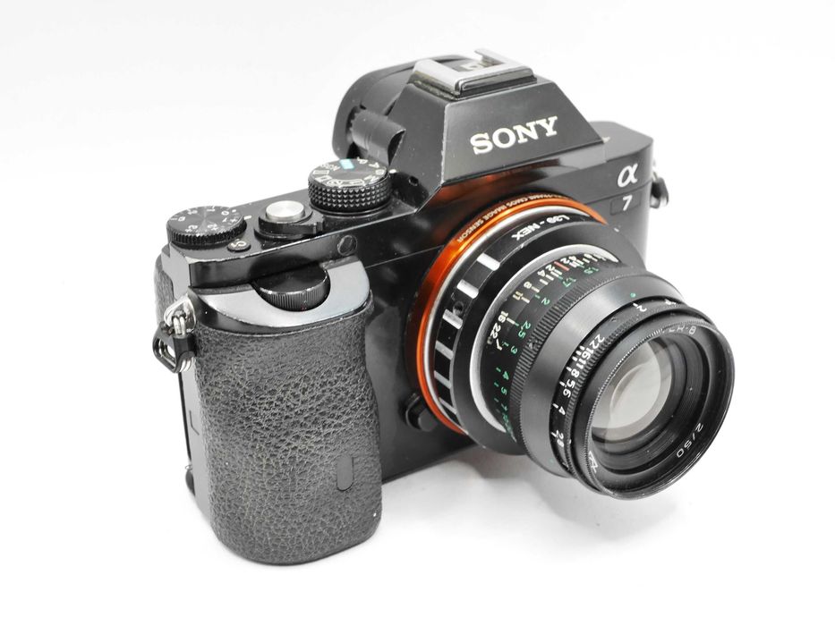 Najtańsza pełna klatka Sony A7 Jupiter 8 f2 50 mm