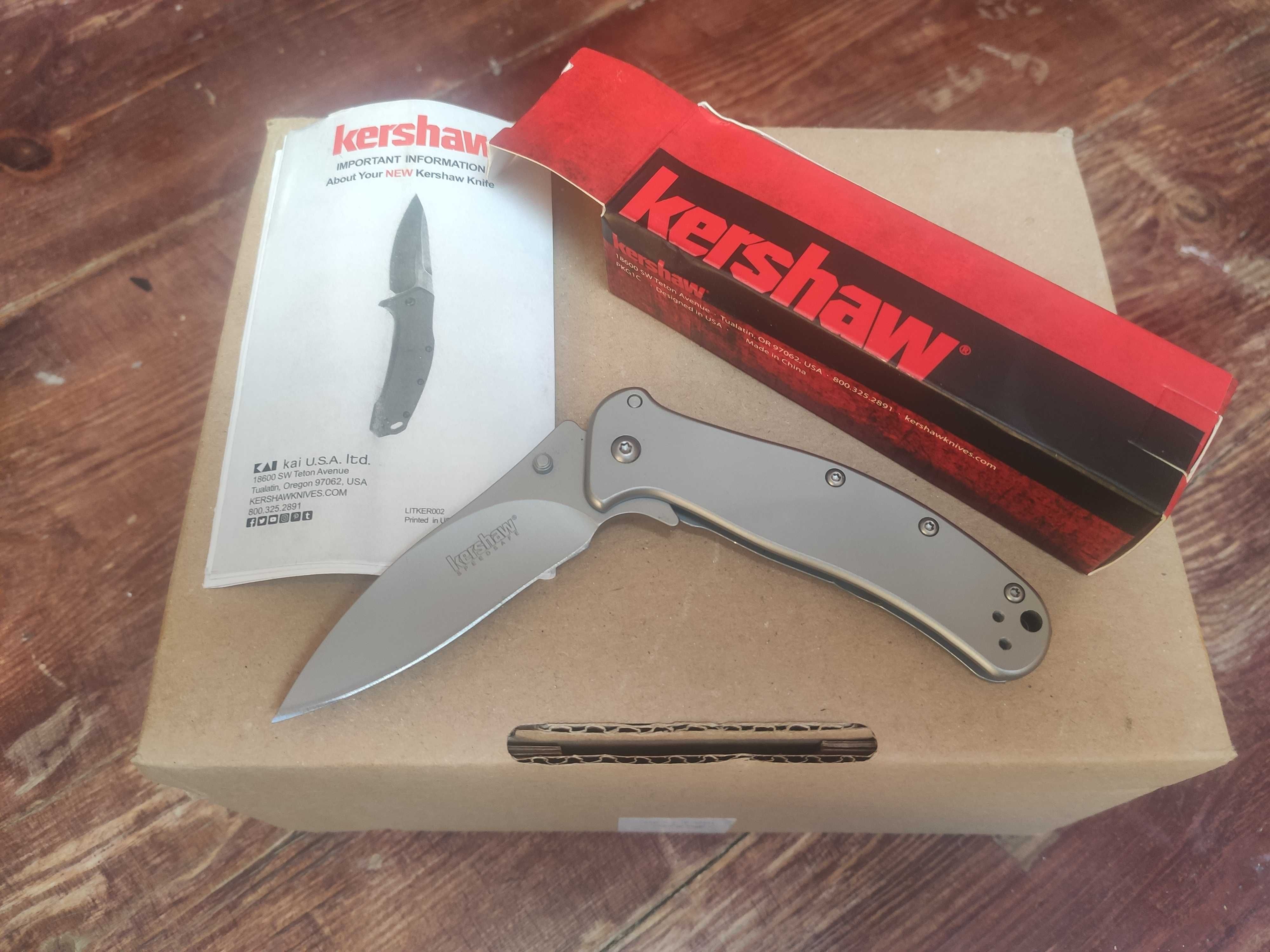 Nóż składany, flipper, EDC - KERSHAW ZING 1730SS