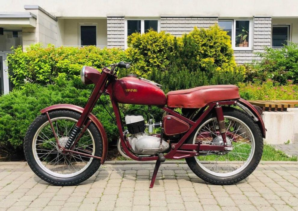 Motocykl zabytkowy WFM M06 1957 rok oryginał papiery