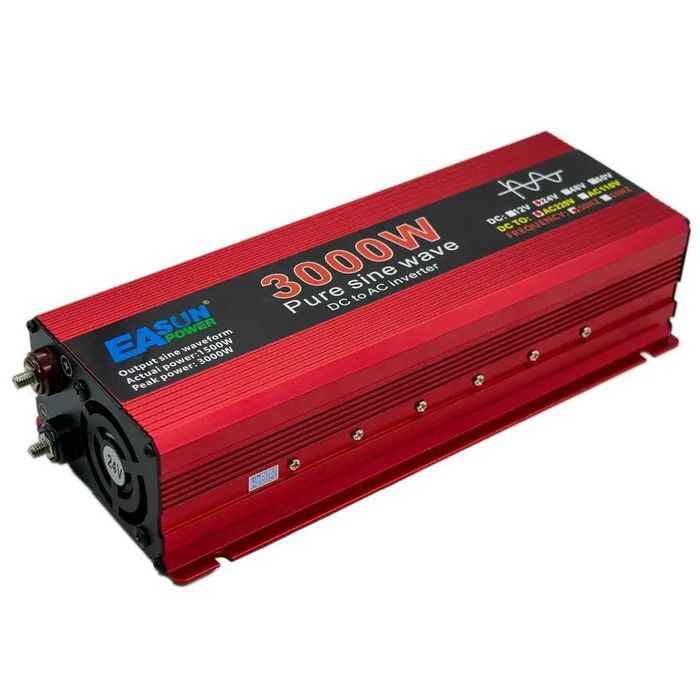 інвертор Easun pure sine wave 3000w 24v Чиста синусоїда!