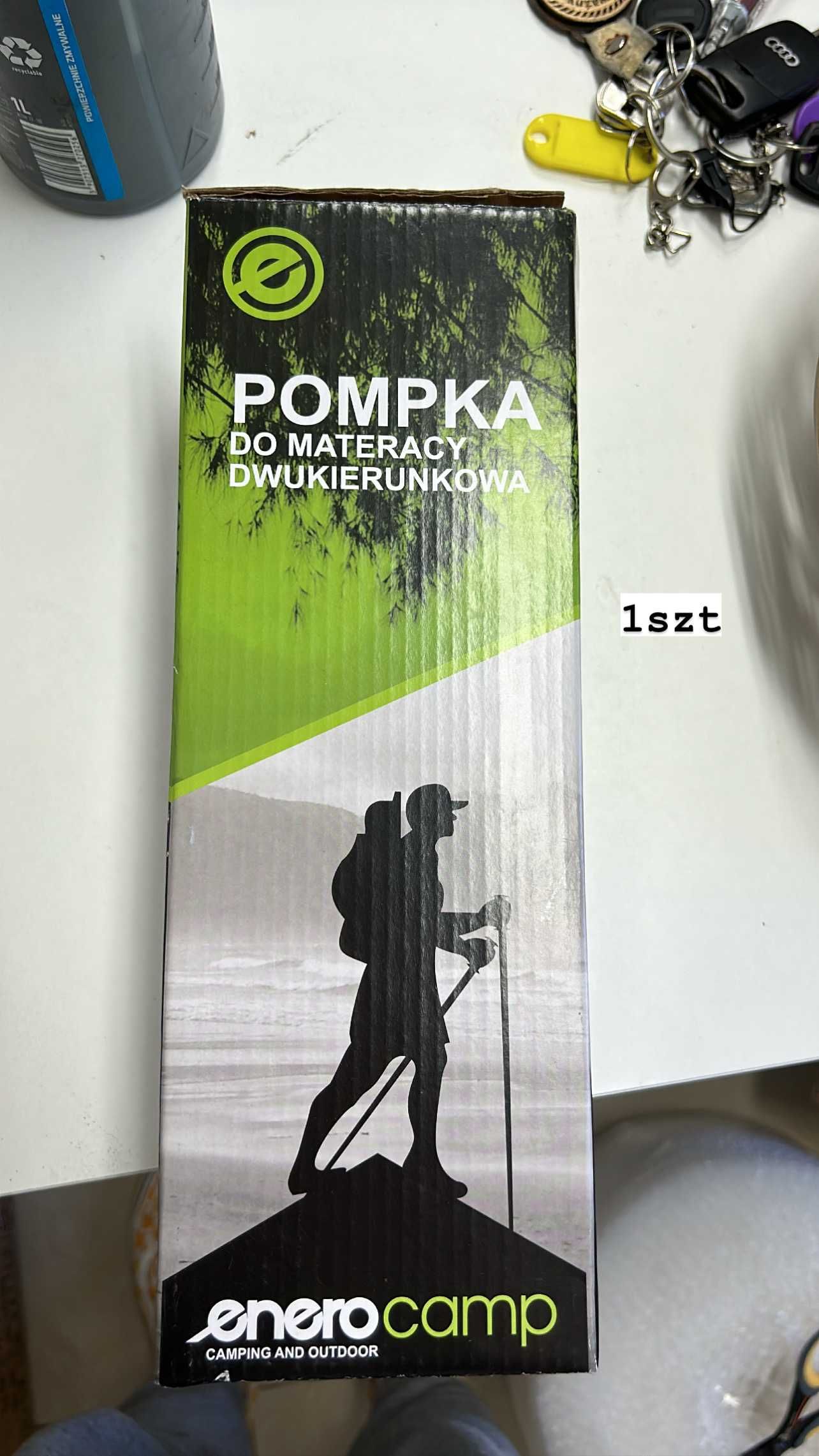 Pompka do materacy dwukierunkowa  enerocamp