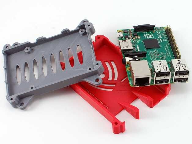 Caixas para raspberry 1B+, 2B, 3B, 3B+ em 3D