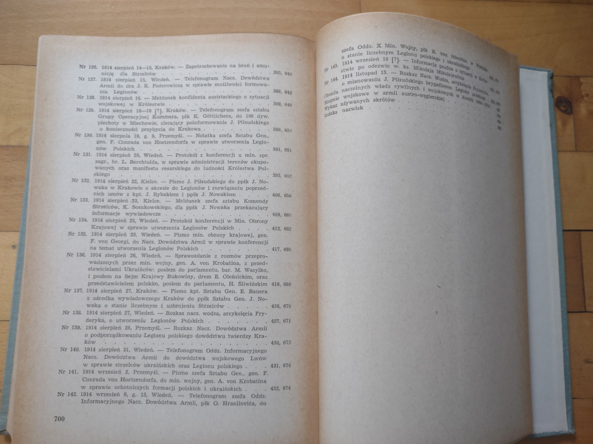 Galicyjska Działalność Wojskowa Piłsudskiego  Dokumenty