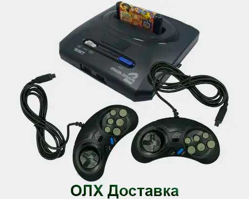 Ігрова Приставка 16 BIT SEGA MEGA DRIVE 2 (5 вбудованих ігор)