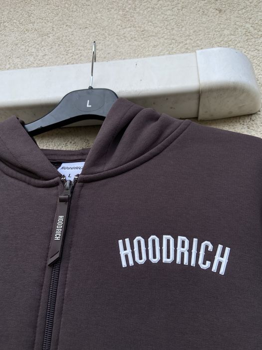 Bluza rozpinana Hoodrich brazowa zip drill drip merch opium vintage