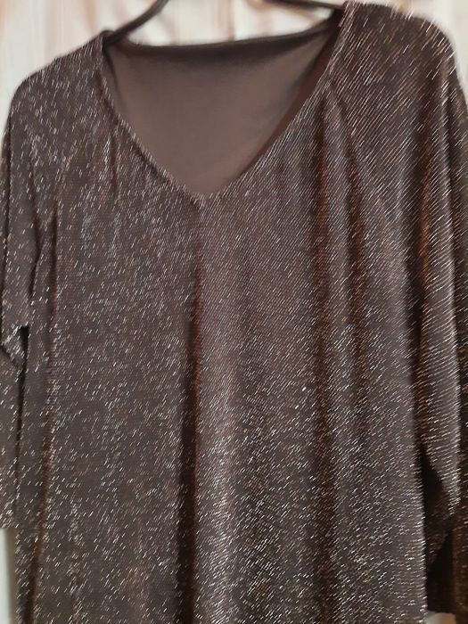 Srebrno czarna sukienka firmy Tatuum rozm. XL nowa