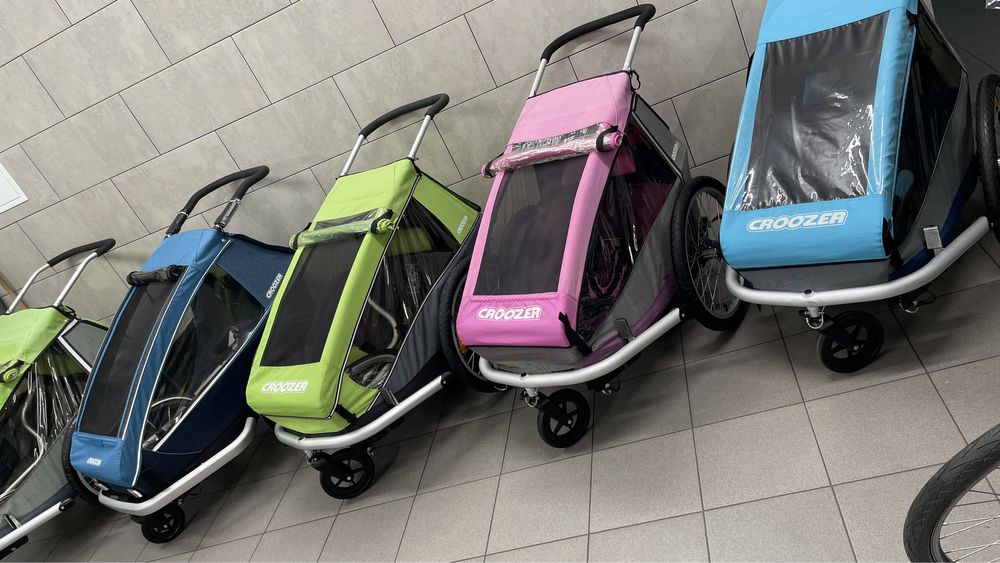 Croozer Kid for 1 lub 2 przyczepka rowerowa 1 lub 2 osobowa riksza