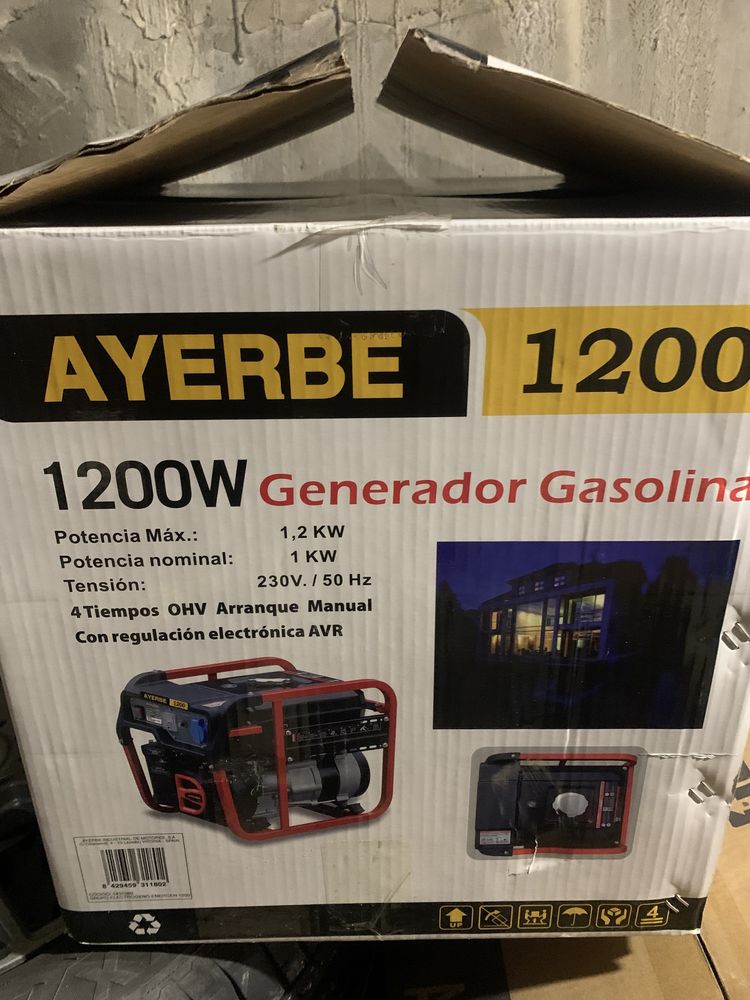 Бензогенератор Генератор Ayerbe 1200 (AVR)