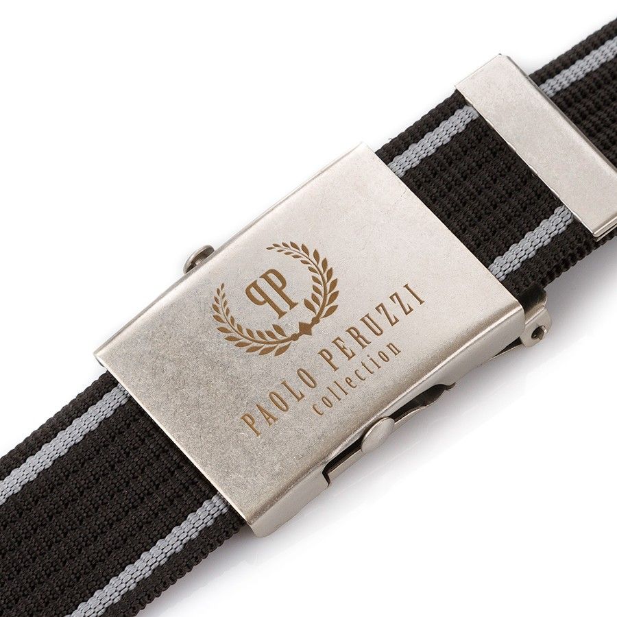 pasek męski parciany paolo peruzzi pw-05-115 cm