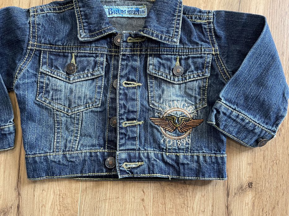 Kurtka jeansowa niemowlęca 68