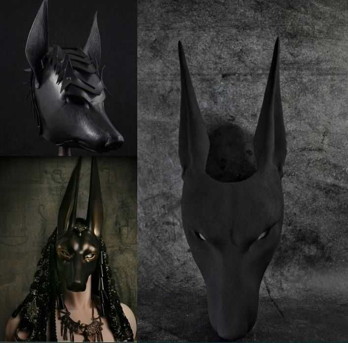 Египетская маска Анубиса. Анатомическая или стандартный размер