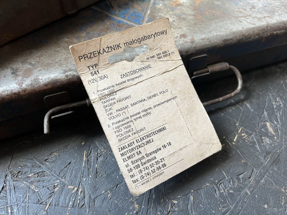 FSO 125p Polonez Tarpan Zuk NOWY przekaznik swiatel TYP 541