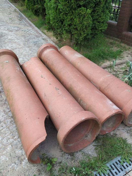 Rury kamionkowe, ceramiczne, przepustowe 250 mm