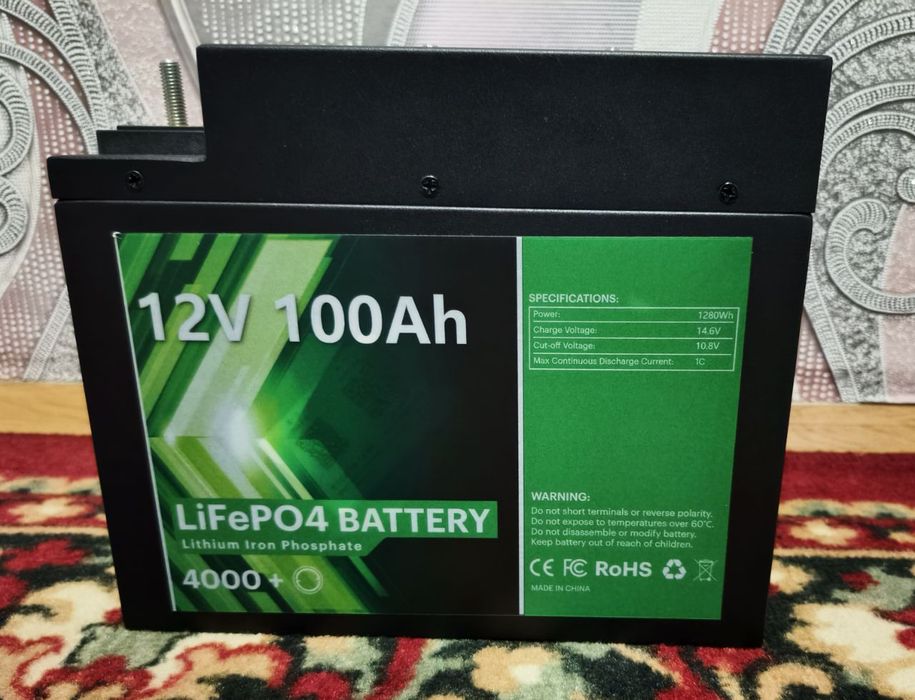 Продам акумулятор LiFePO4 12V 100Ah з вбудованою Smart BMS