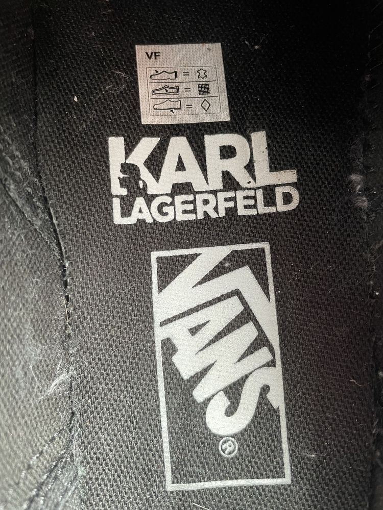 Шкіряні кеди Vans x Karl Lagerfeld