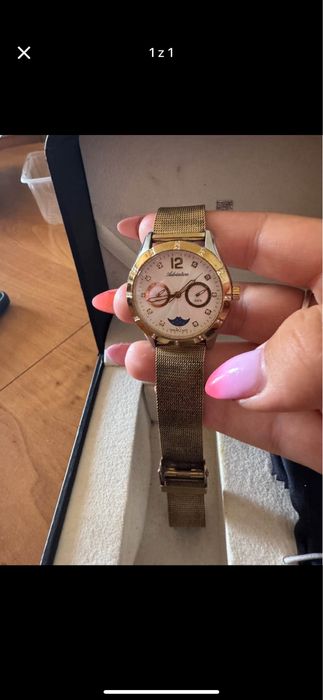 Zegarek zloty Adriatica