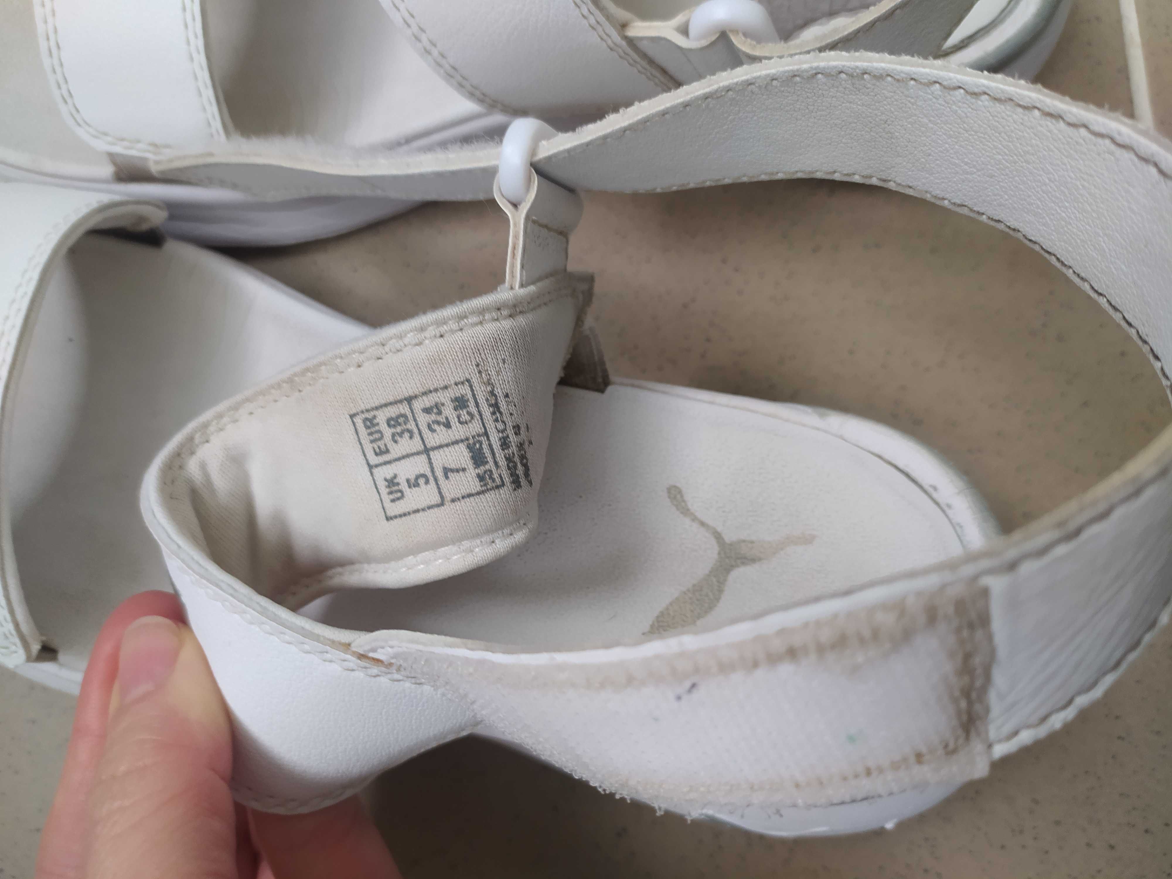 Босоніжки спортивні puma (оригінал), шкіра / текстиль, 37 р / 24см