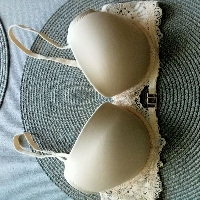 Biustonosz push up, beżowy Esotiq 75B