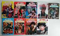 Komiksy manga anime My Hero Academia tom 1,12,13,14,15