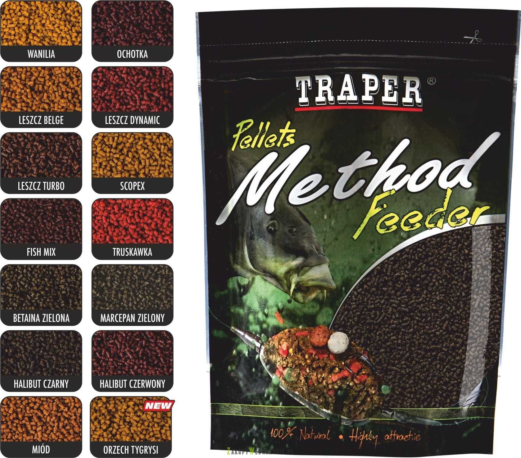 Traper pellet's Method Feeder 2mm suchy