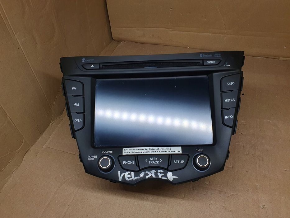 HYUNDAI VELOSTER RADIO FABRYCZNE NAWIGACJA NAVI EKRAN 96560-2V130