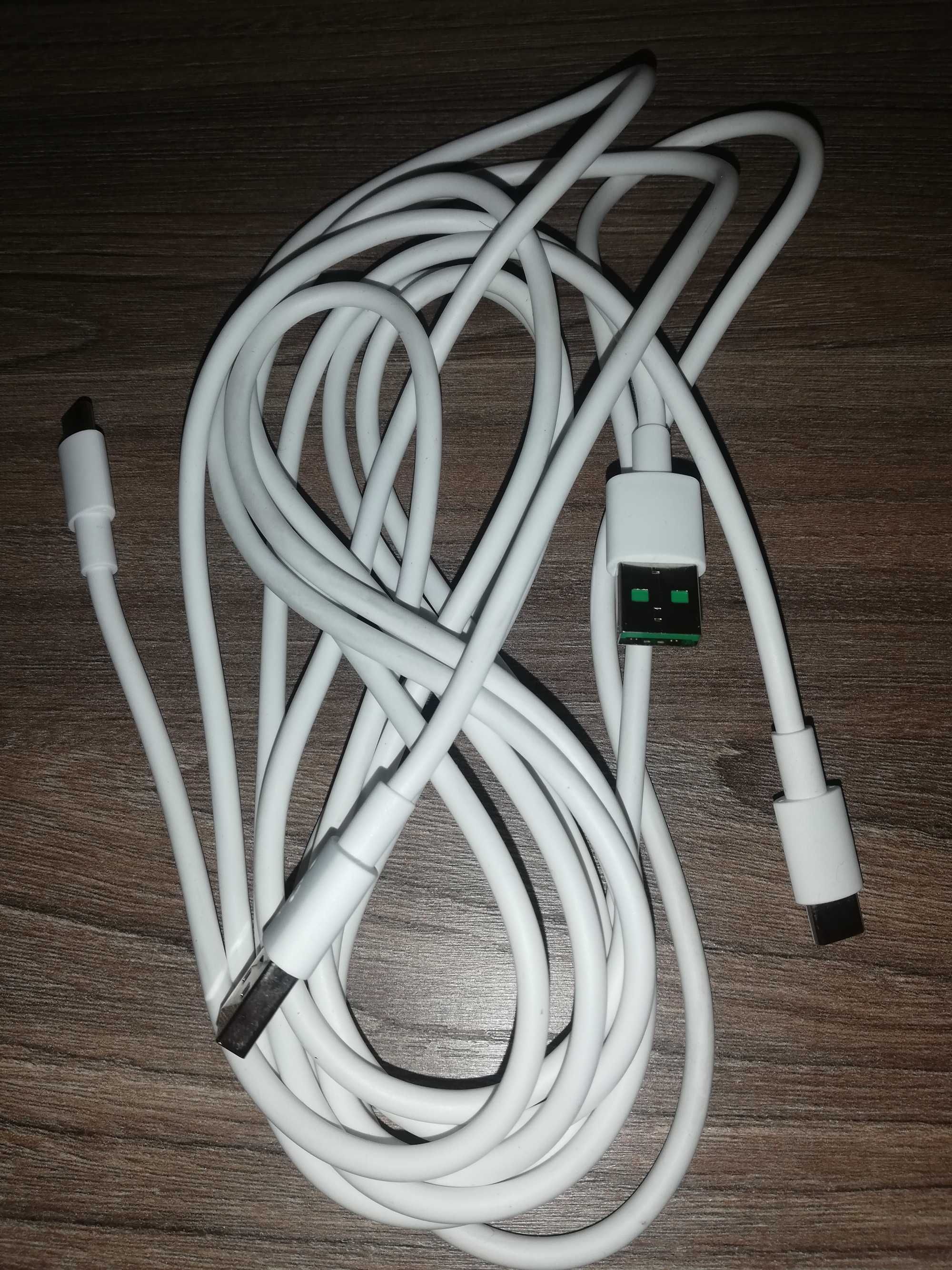 Kabel do ładowania SUPVOOC 6A USB typu C 2 sztuki, 1 m.