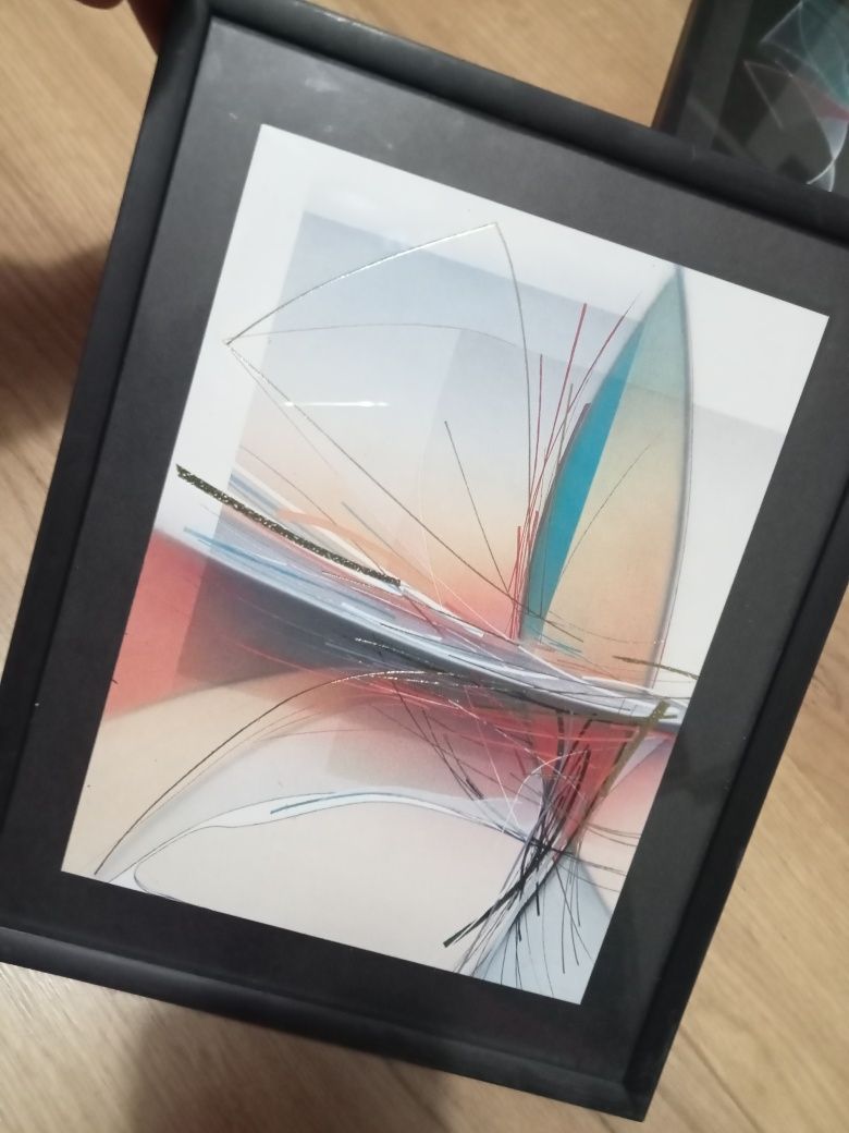 3 x Obraz obrazek grafika abstrakcja modern