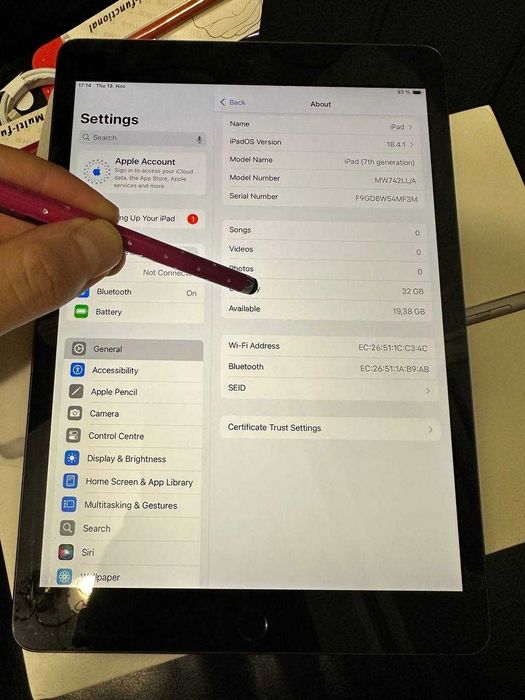 ipad айпад 7\32 акб 95+ планшет є для різних задач/гарантія+подарунки
