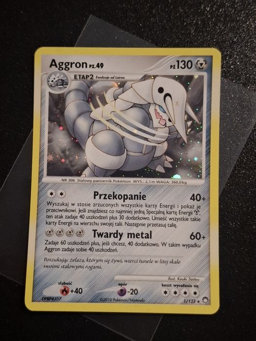 Karta Pokemon Aggron Holo