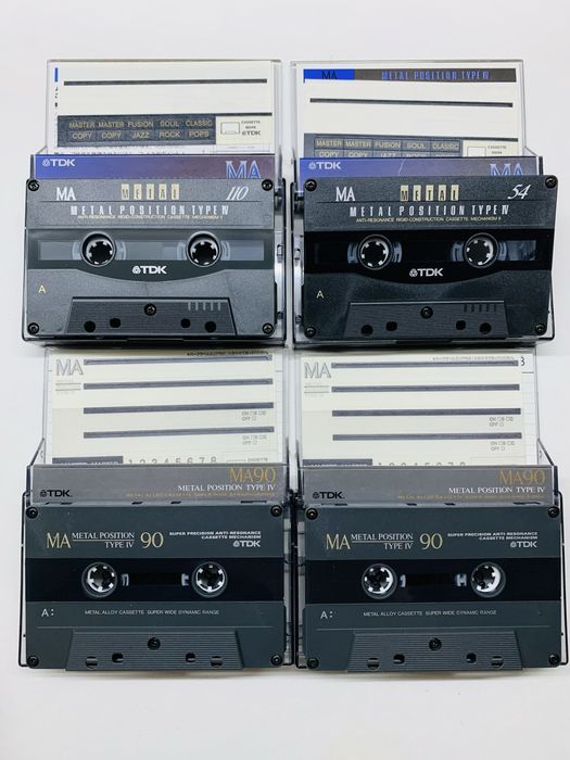 Аудіокасети TDK MA-EX, MA, Maxell Metal-CD‘S