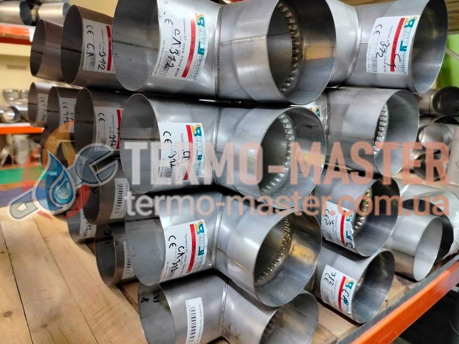 Димохідні труби та комплектуючі для котла,каміна,буржуйки,Чорні труби