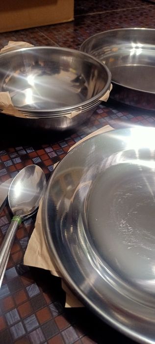 Набір залізного посуду. На природу дуже добре.