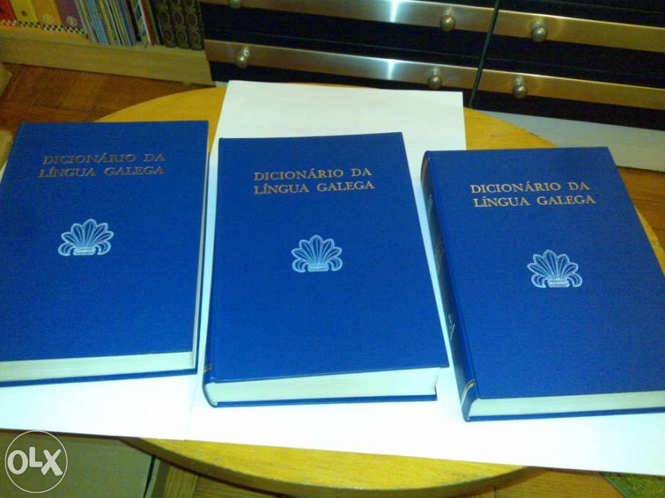 dicionário da língua galega (isaac alonso estravís) 3 vol. 1986 livro