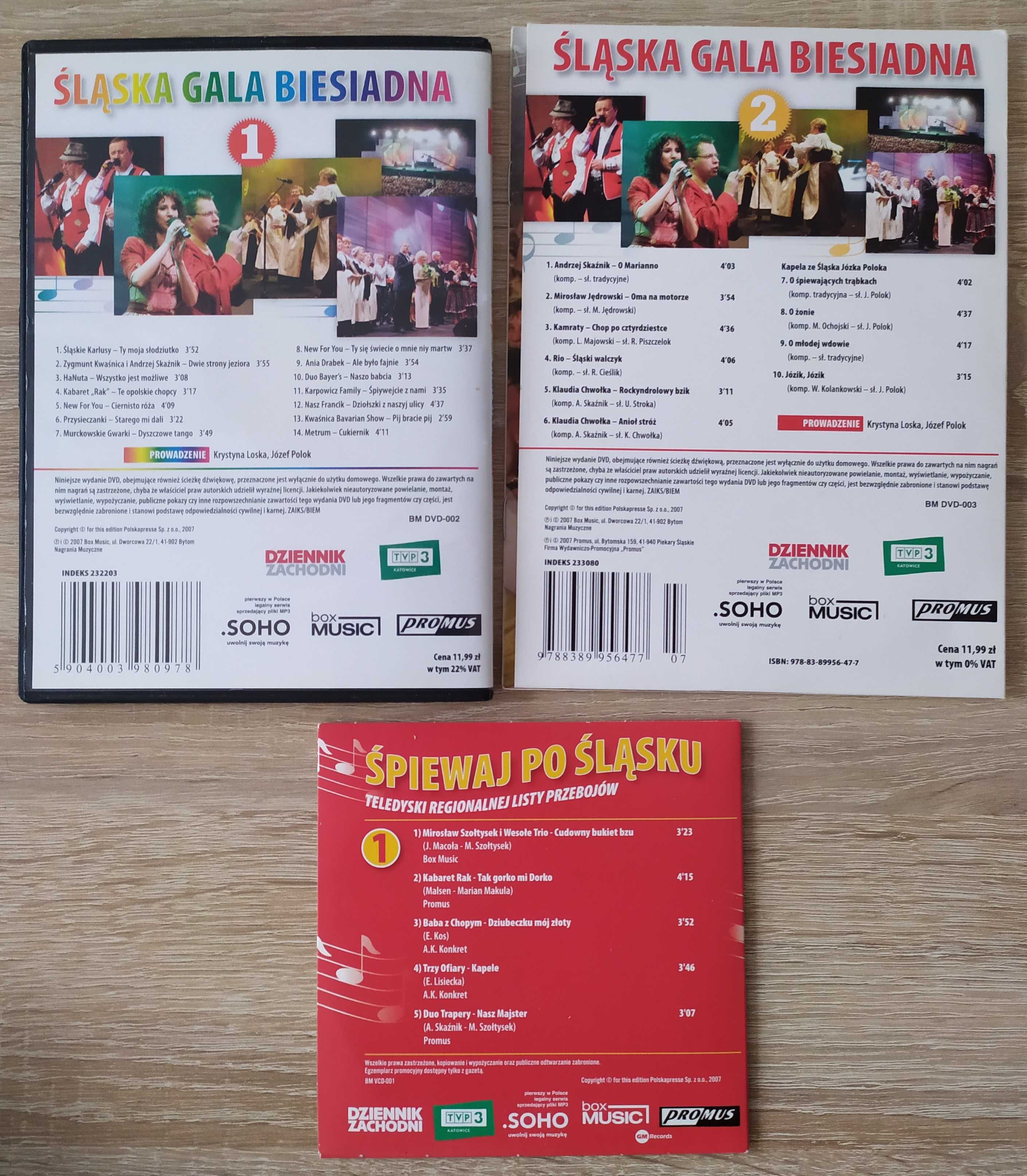 Śląska Gala Biesiadna 2007 3 DVD