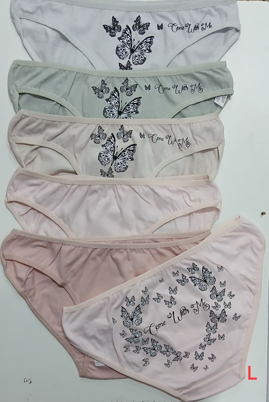 Трусики женские Сліпи Котон Вузький бік M/L/XL/2XL Donella Туреччина
