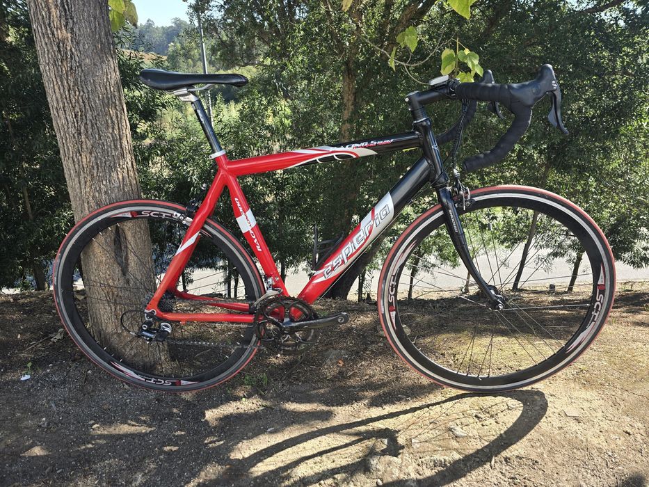 Bicicleta de estrada m 9x2v rodas perfil alto