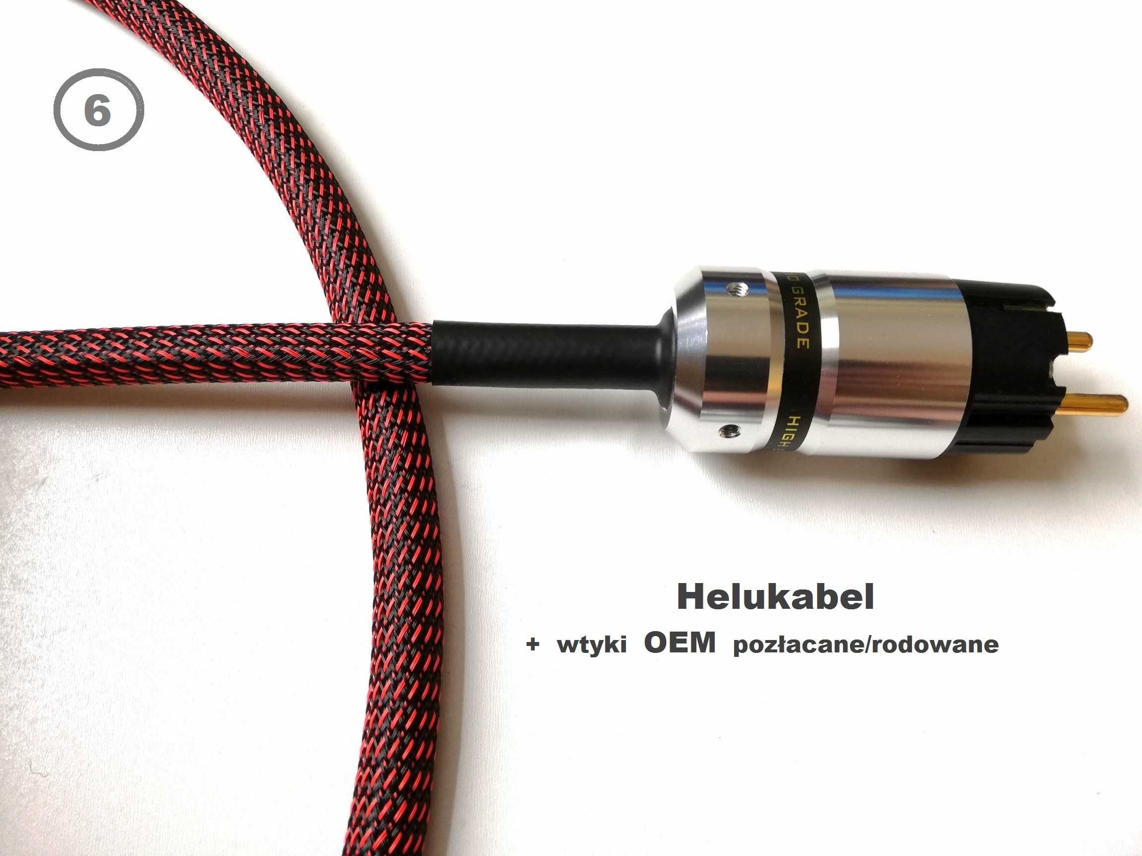 Kabel zasilający HELUKABEL 1,6m - wtyki 037,004,320/ OEM/ C7 ósemka