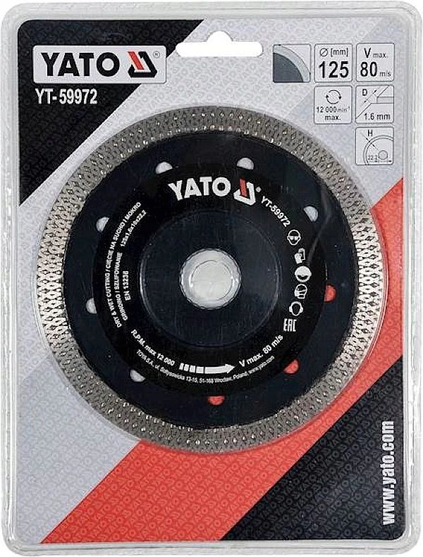 Tarcza Do Cięcia Diamentowa, Ceramika, Gres 125mm