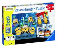 Puzzle 3x49 Minionki 2, Ravensburger