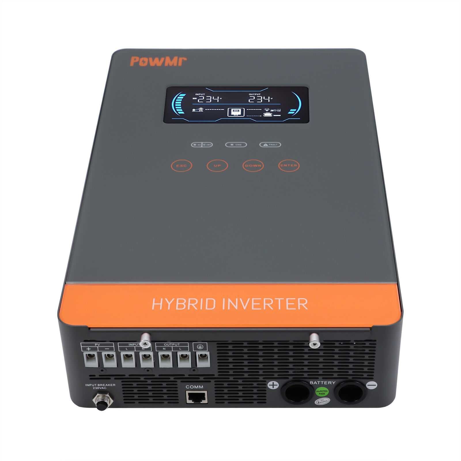 Inwerter solarny 4500W off-grid hybrydowy UPS 24V 55-450vdc