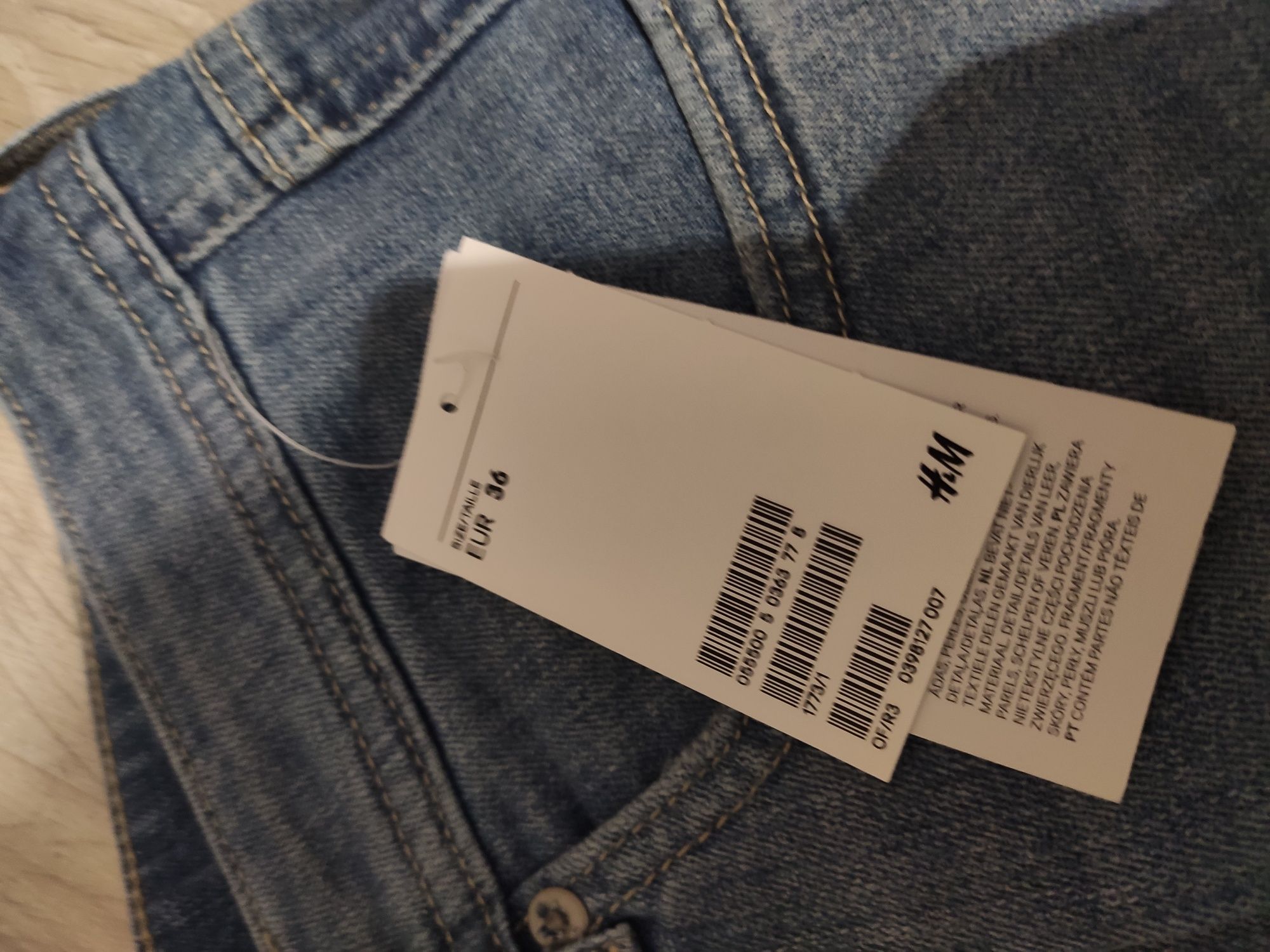 Spodenki shorty dżinsowe damskie nowe H&M