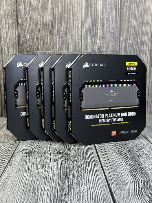 Corsair Dominator Platinum RGB DDR5 64GB (2×32GB) 6000MHz EXPO 1 шт.