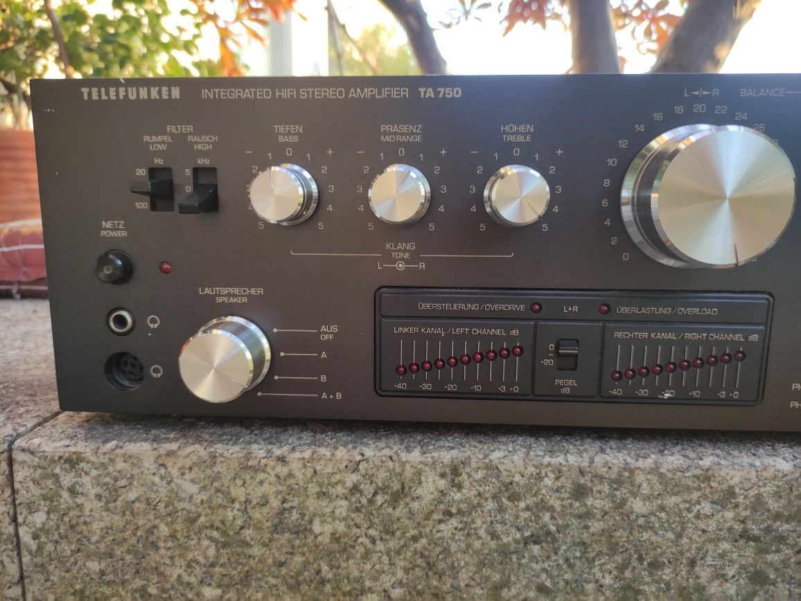 Telefunken TA-750 amplificador topo de gama