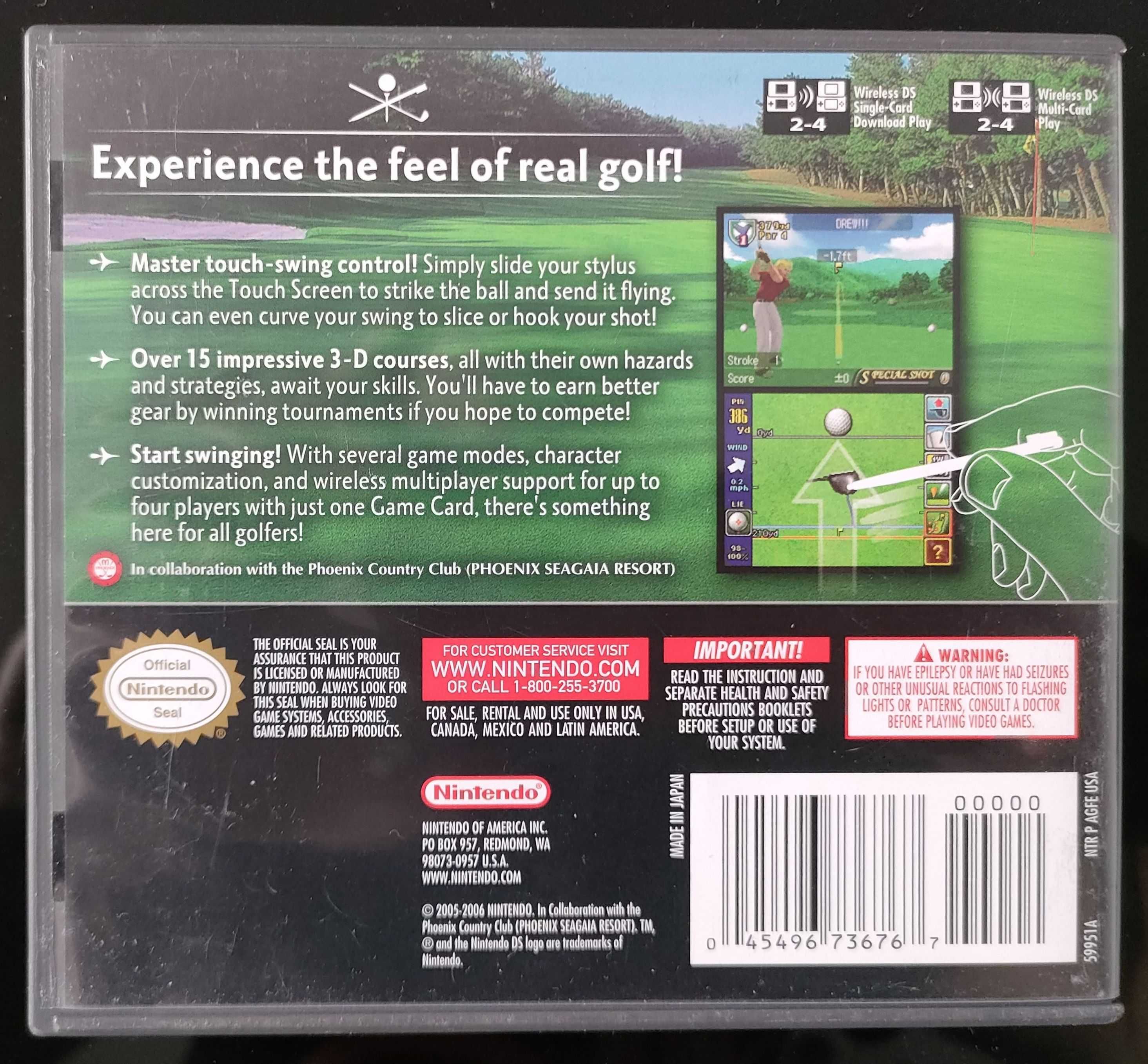 Gra True Swing Golf - Nintendo DS