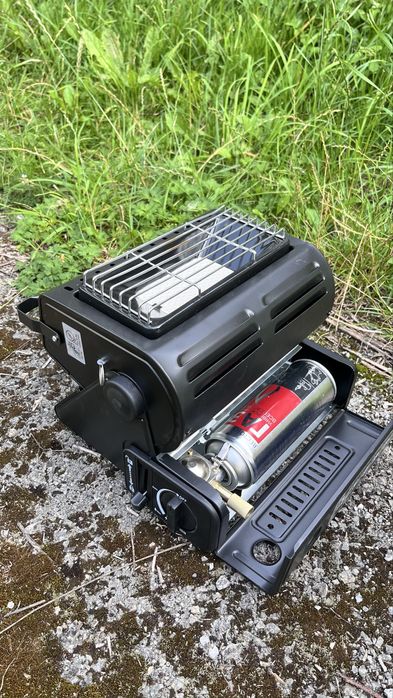 Газовий обігрівач-плита 2в1 керамічний + балон+ безкоштовна доставка!