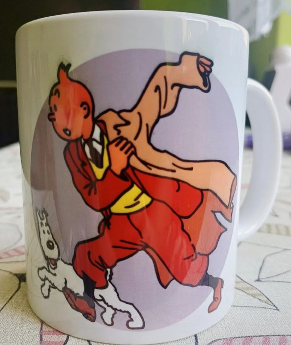Nowy kubek Ceramiczny TinTin prezent dla fana komiksów Tin tin