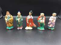 Bonecos porcelana chinesa, imortais, oriental